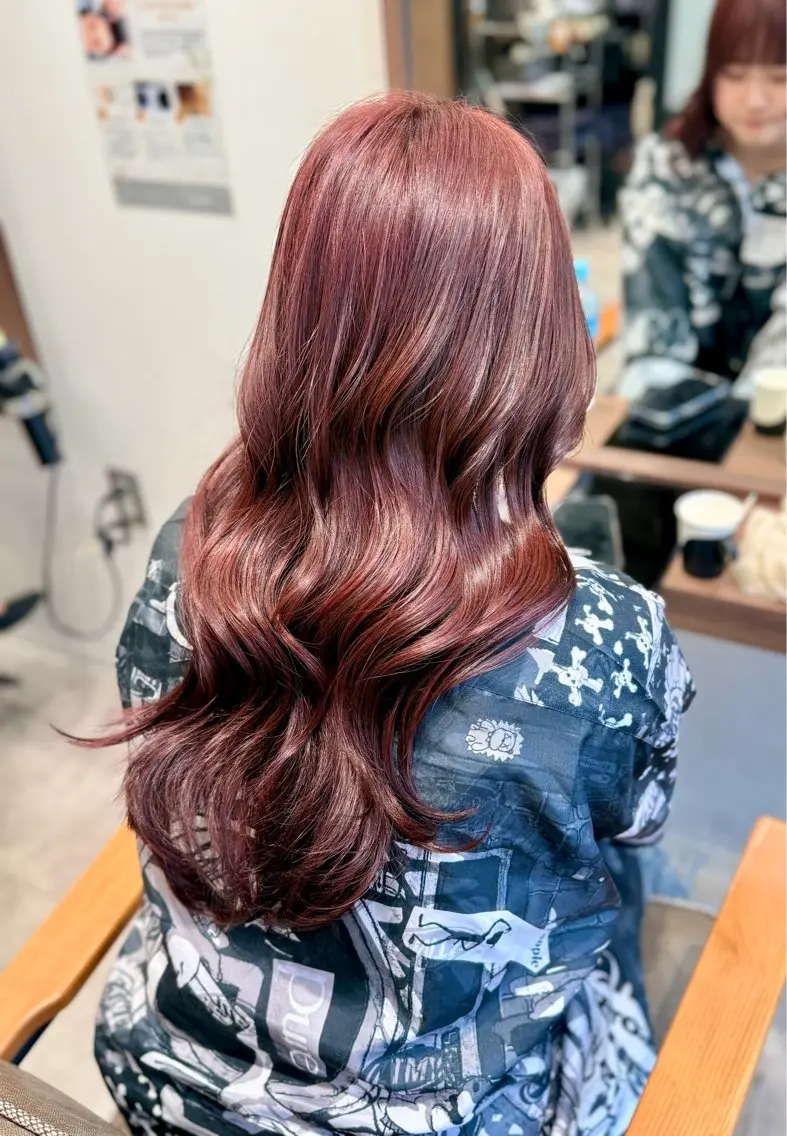 ロング カラー カット ヘアカラー トリートメント 🌺レイヤー/艶髪 海外ヘア🌺舟橋瑞稀のヘアスタイル