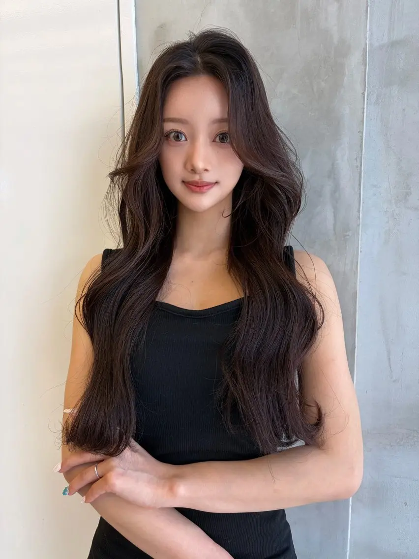 ロング カット ヘアカラー トリートメント ✨縮毛矯正✨レイヤー ホウダカズヒロのヘアスタイル