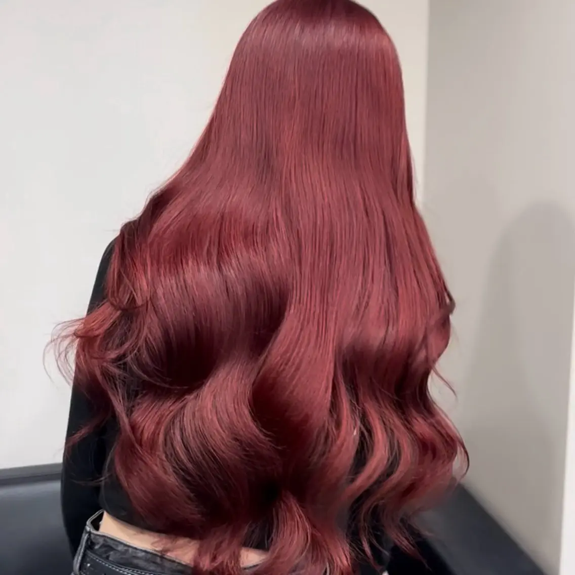 ロング カラー ヘアアレンジ カット ヘアカラー トリートメント ヘアセット 韓国ヘア/レイヤー/ 🩶ツブラ🩶のヘアスタイル