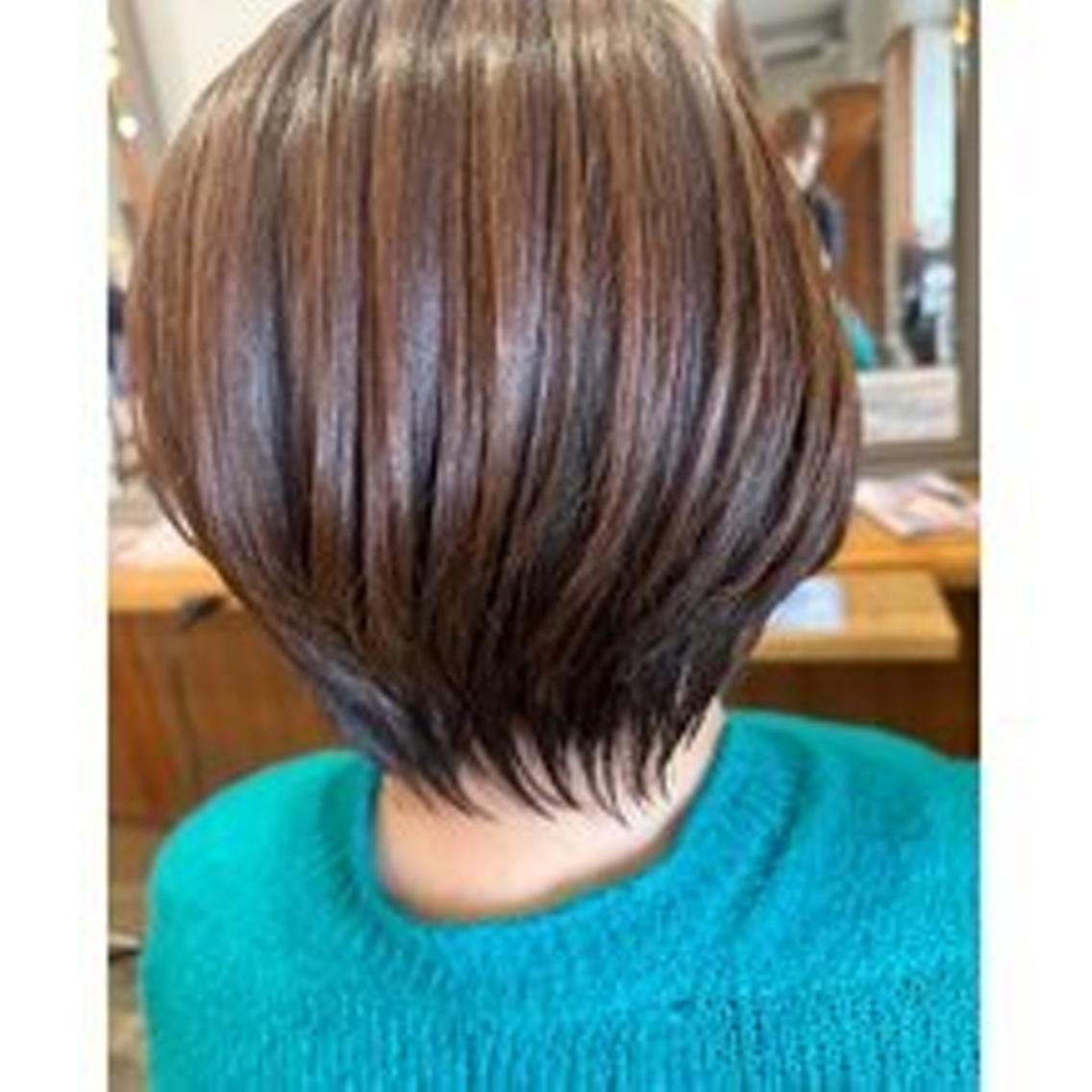 【白髪にお悩みの方へ】うる艶グレイカラー🩶シャンプーブロー込み🫧の写真