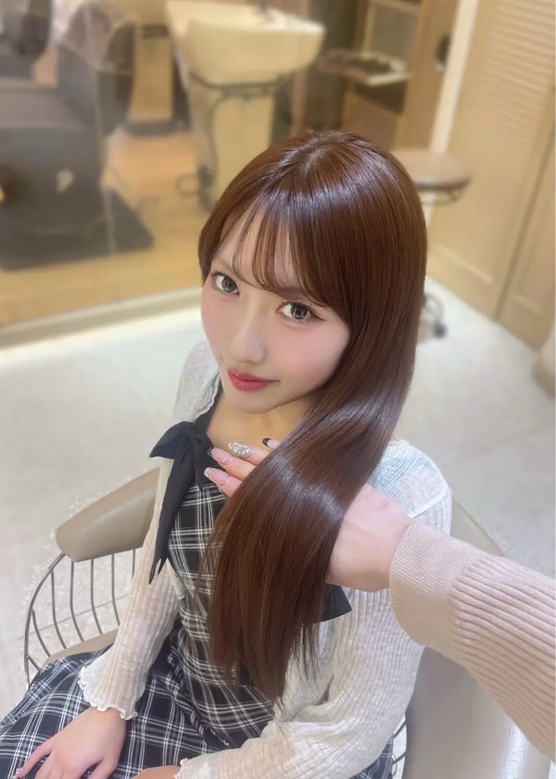 ロング ヘアカラー ホノカ🫧 モデル募集のヘアスタイル