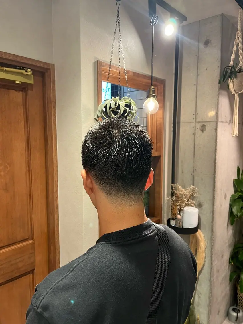 ショート メンズ フェードカット 🌀メンズパーマ🌀 🐏丸山祐宇🐏のヘアスタイル