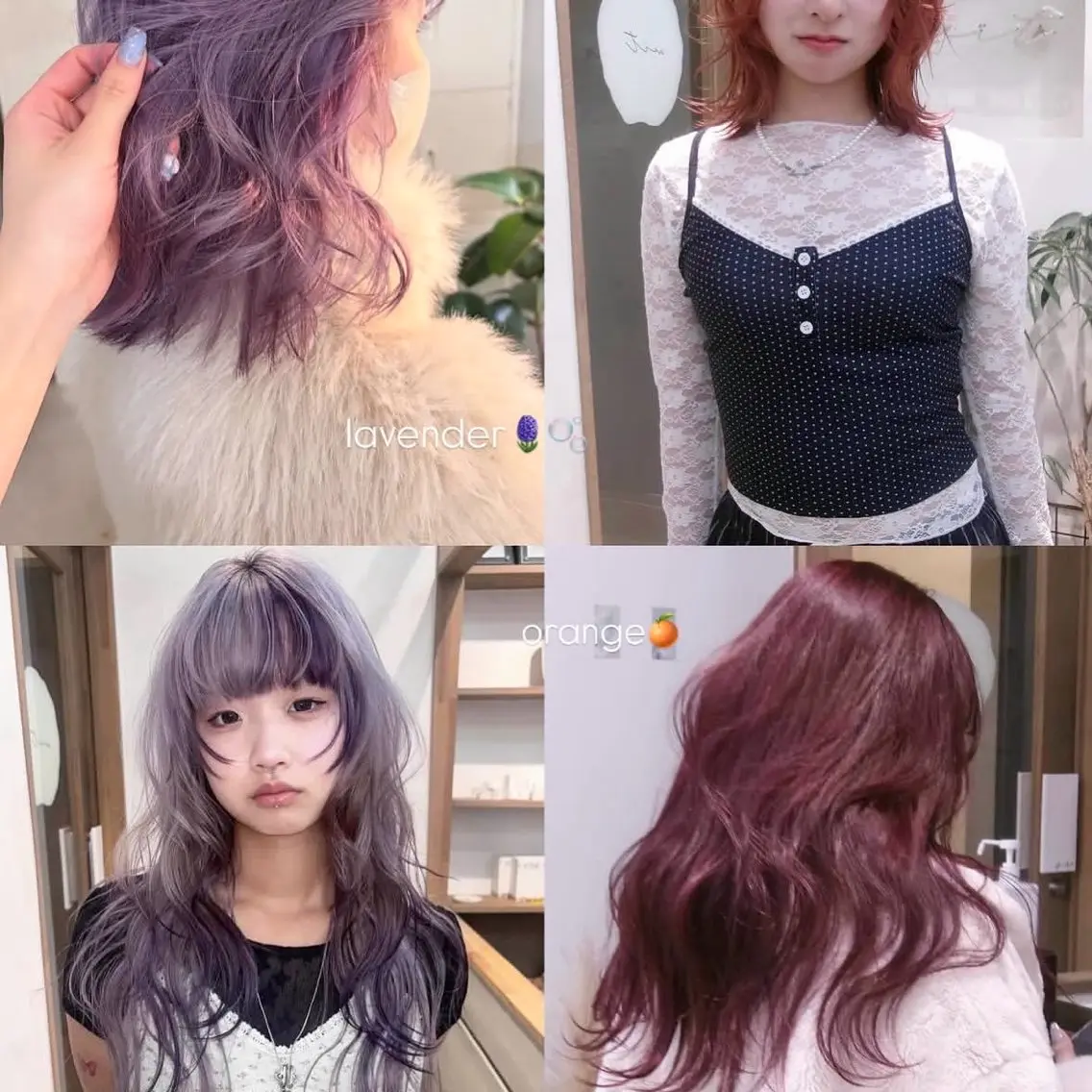 ミディアム ヘアカラー yuna🎀 ピンク・ラベンダーのヘアスタイル