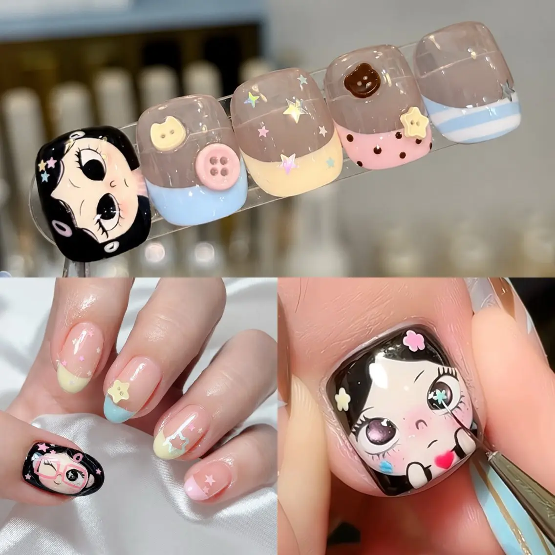 カラー Pun Sora Nailのネイルデザイン