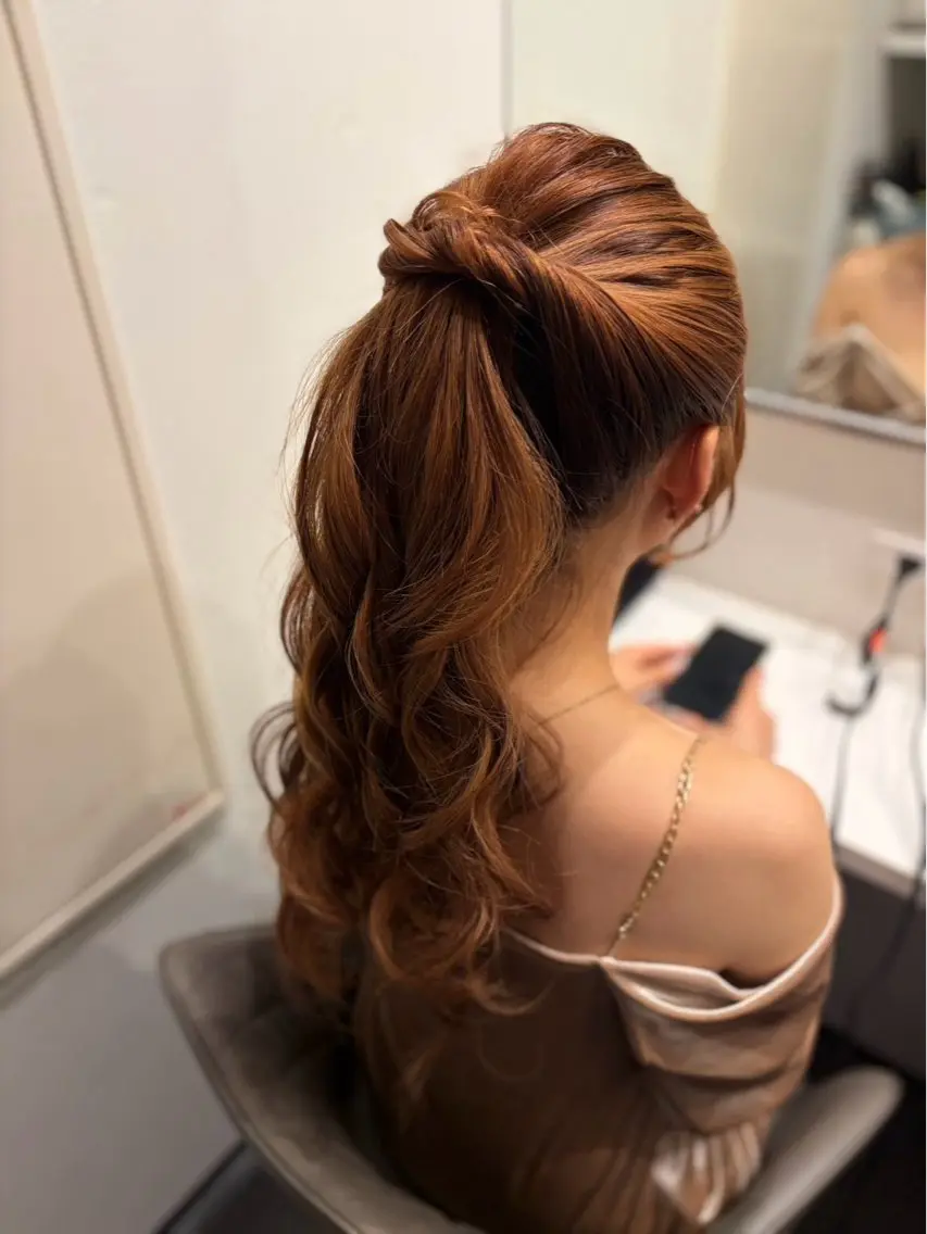 ヘアアレンジ ヘアセット amour 川崎のヘアスタイル