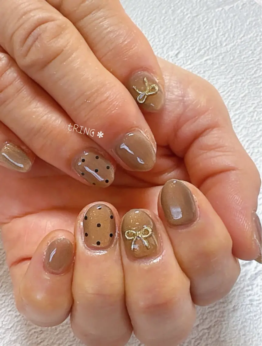 ネイル ハンドネイル tRING＊ しいの木台のネイルデザイン