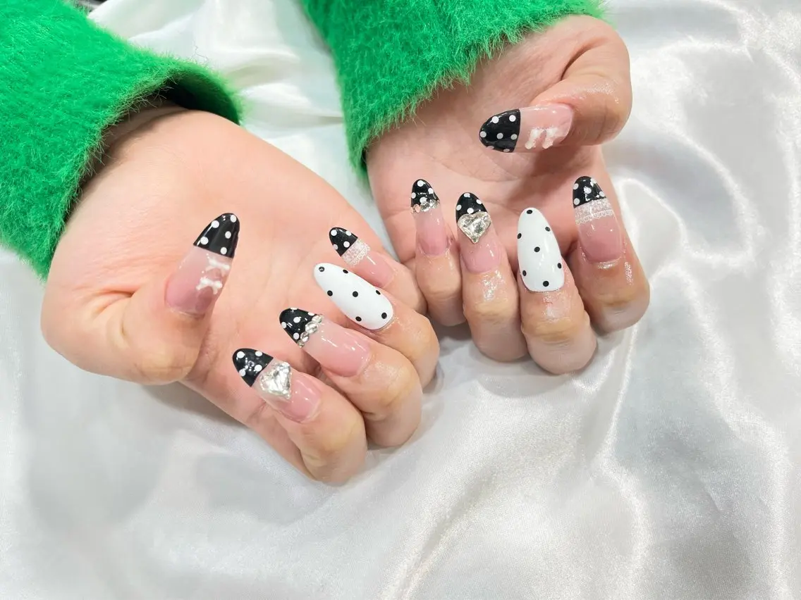 ネイル ドット 春ネイル ハンドネイル nailsister ただのネイルデザイン