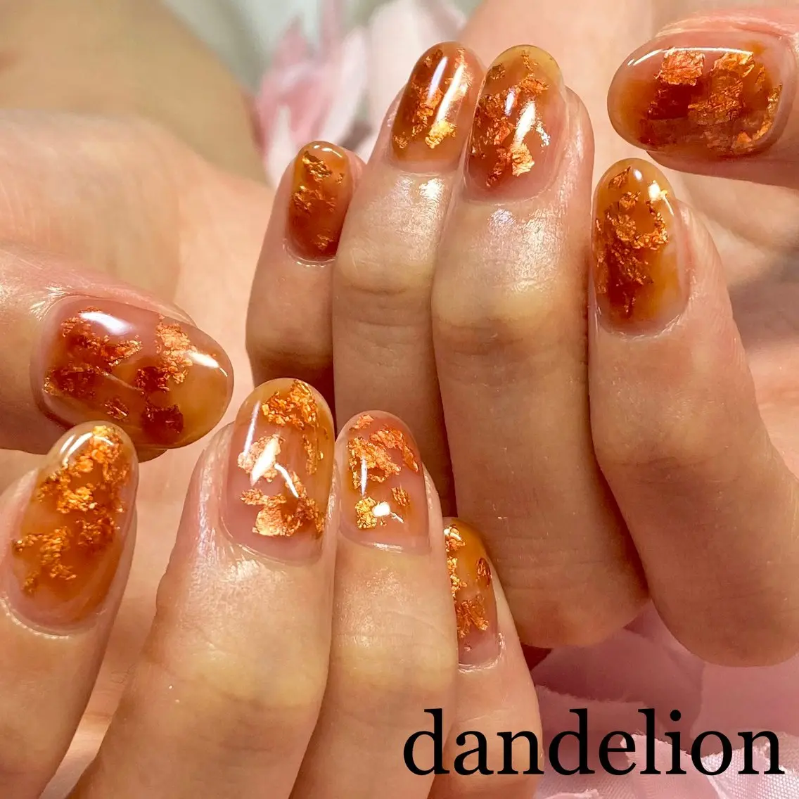ネイル ハンドネイル ハンドケア dandelion ダンデライオンのネイルデザイン