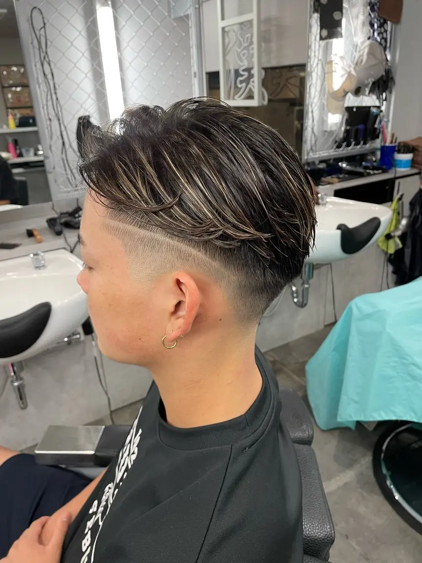 ショート メンズ フェードカット 🔥メンズ専門 美容師🔥 柳澤陵心のヘアスタイル