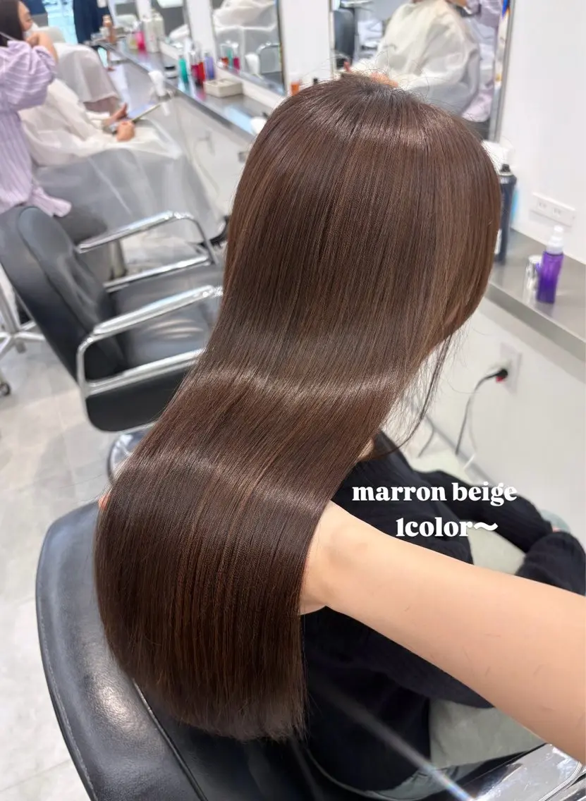 ミディアム カット ヘアカラー Parve Mix/ 平 奈果🎀のヘアスタイル