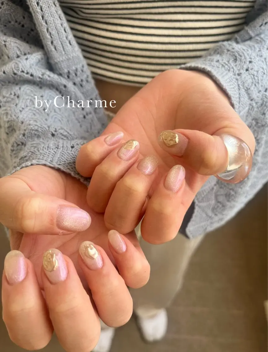 ネイル ニュアンスネイル Ray. Maayaのネイルデザイン