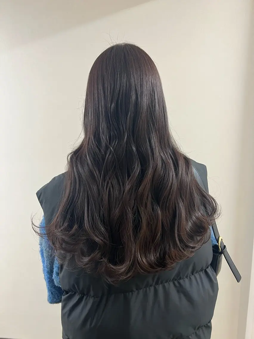 カラー ブラウンカラー ショコラブラウン 大泉 美久のヘアスタイル