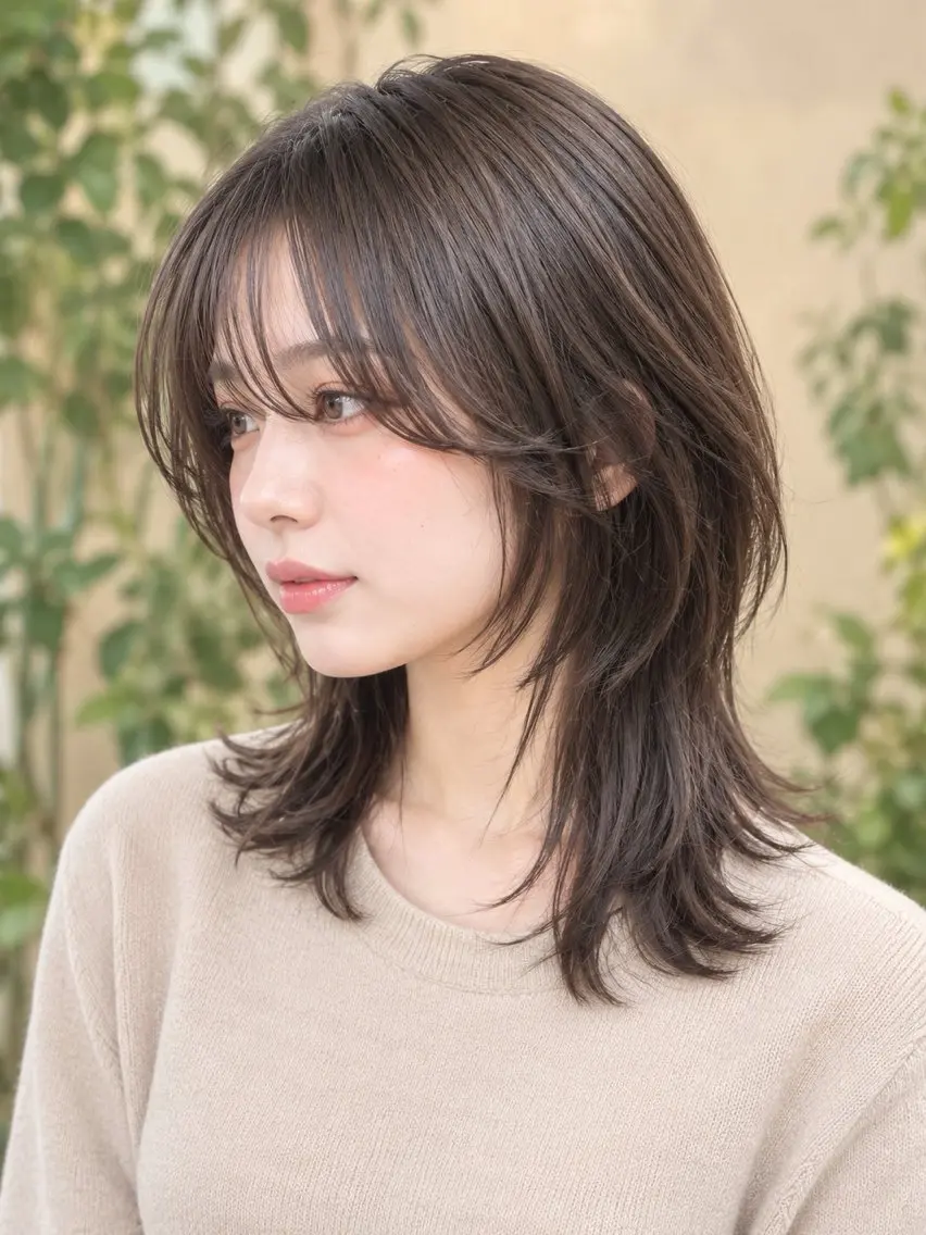 【ウルフカット】骨格診断＋似合わせウルフカットの写真