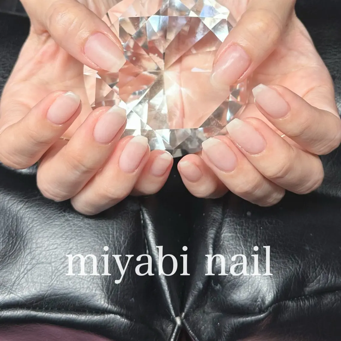 ネイル マットネイル 持ち込み オフィスネイル ピンク スクエアネイル ハンドネイル miyabi nail 桂川駅近くのネイルデザイン