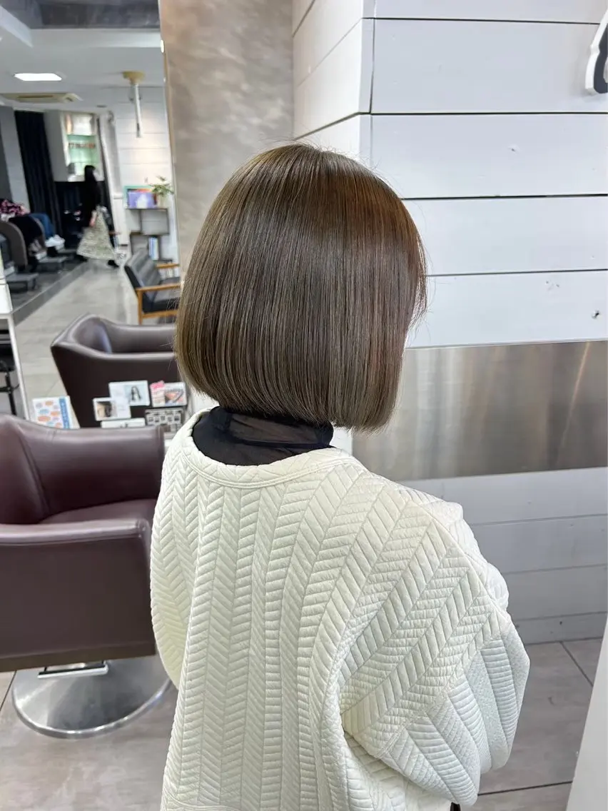 ショート 縮毛矯正✖髪質改善 仁木伸明のヘアスタイル