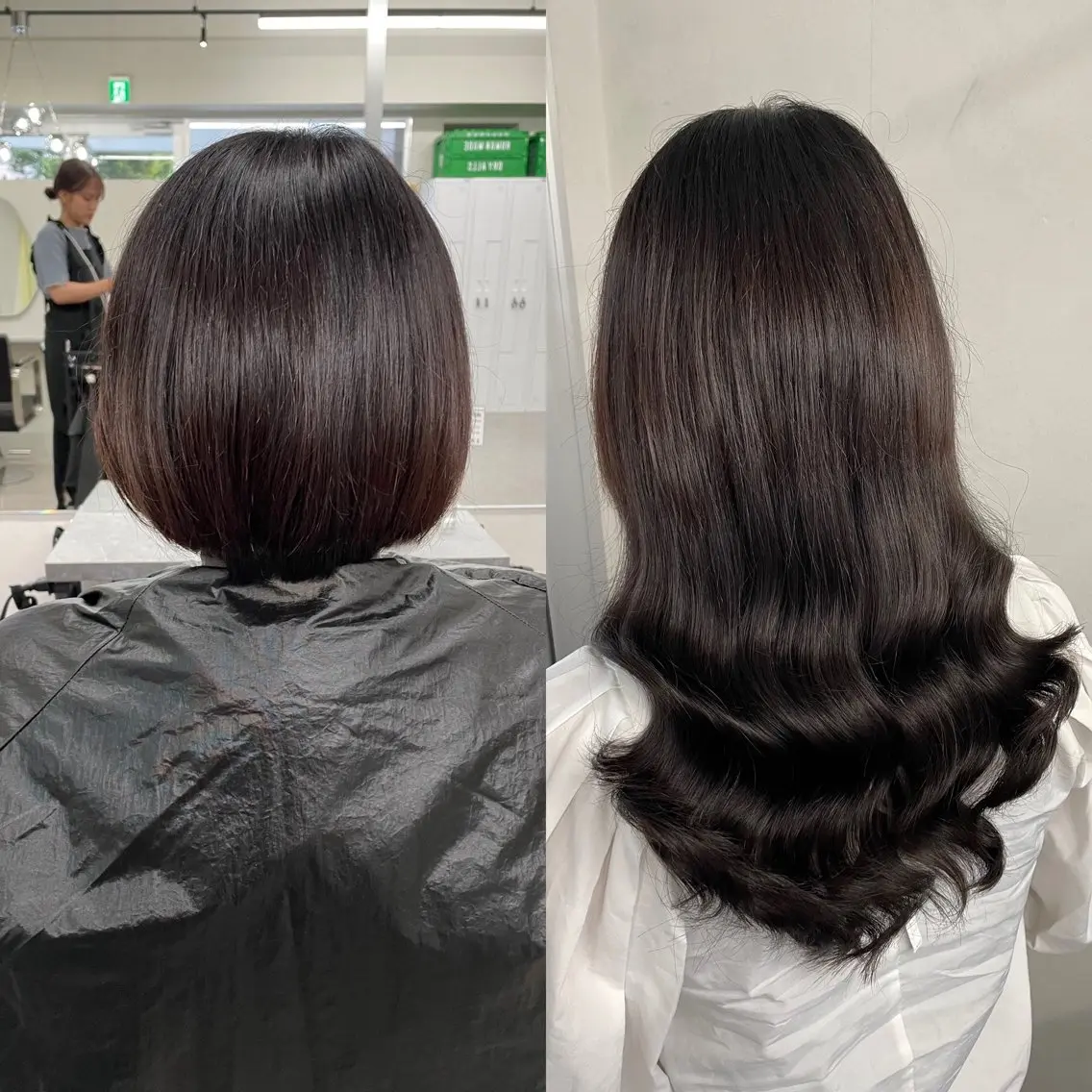 ロング ボブ エクステ ロング エクステ 🐰FUMINA🐰 エクステのヘアスタイル