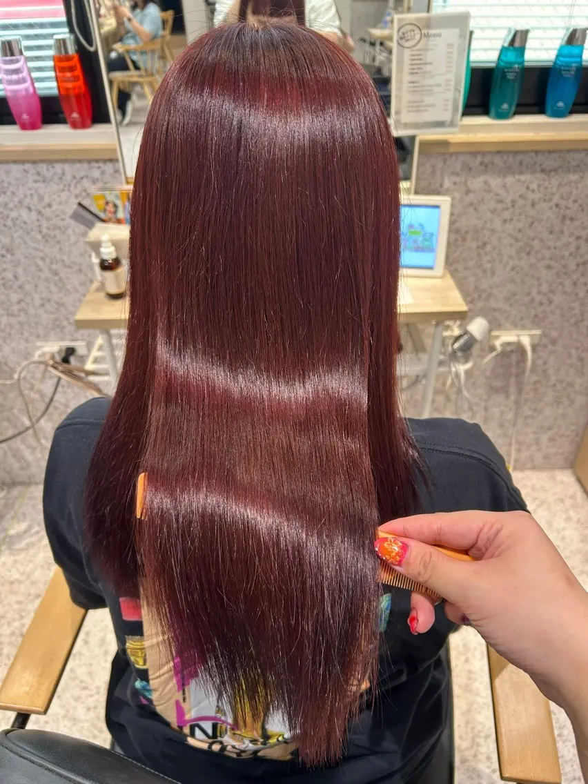 カラー ヘアカラー ♡透明感カラー★ ネイル/しの♡のヘアスタイル