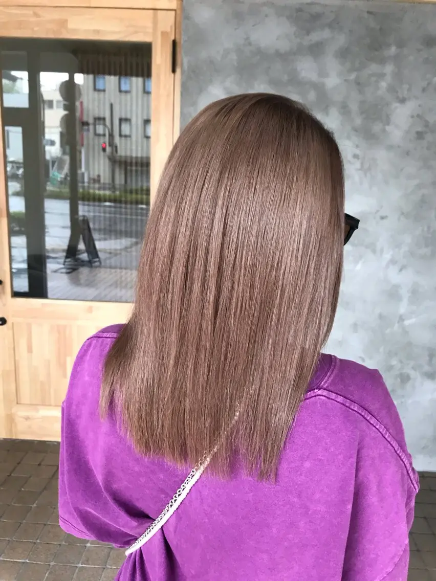 ミディアム カラー カット ヘアカラー トリートメント 天王寺の美容師 わだひろしのヘアスタイル