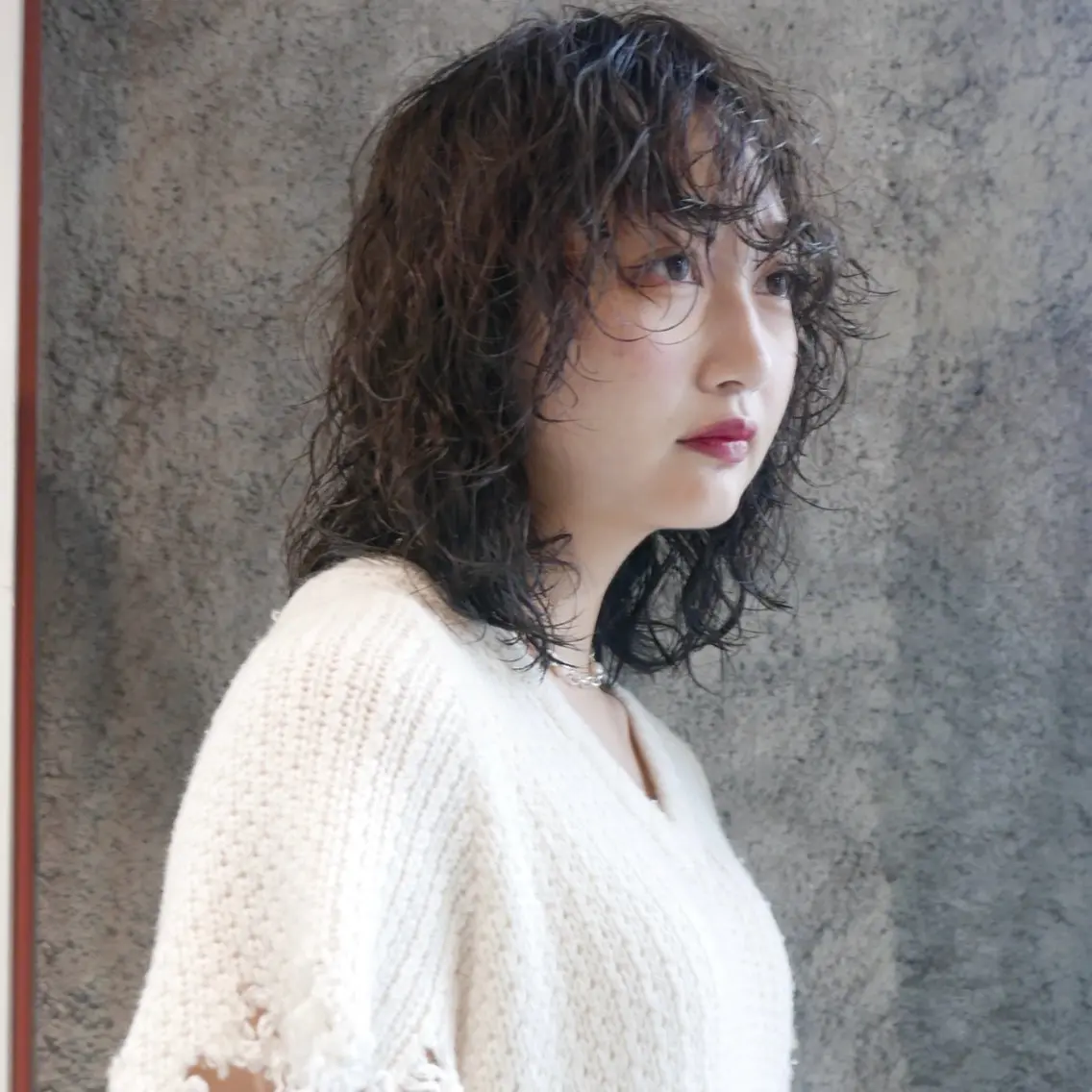 ミディアム パーマ ミディアムパーマ ニュアンスパーマ ﾌﾞﾚｲｽﾞ˚✧₊⁎ ﾚｲﾔｰToriのヘアスタイル