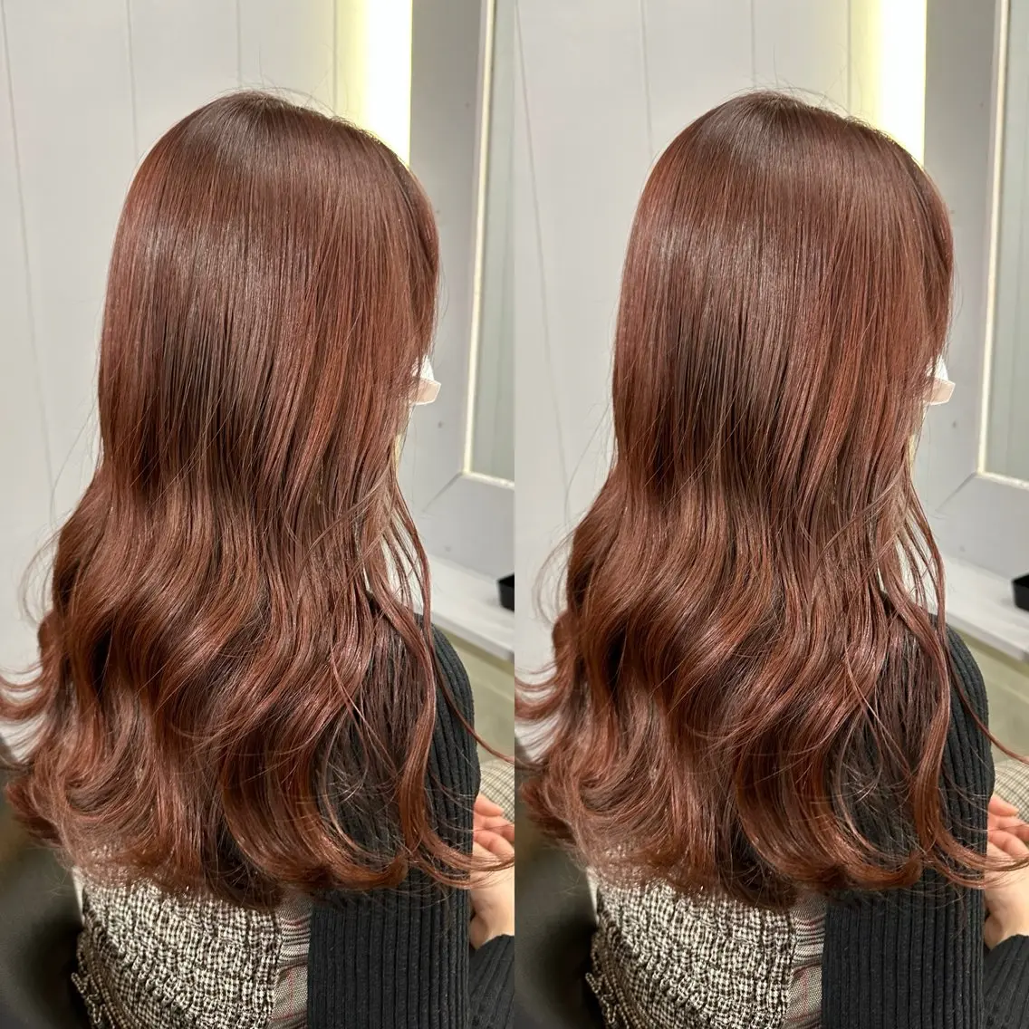 ロング カラー 髪質改善🩵縮毛矯正 代々木/木下のヘアスタイル
