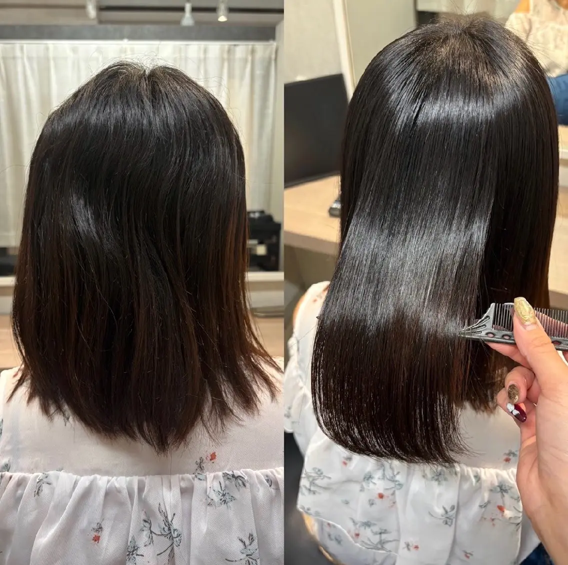 ロング ANDIAMO 栄 栞名のヘアスタイル