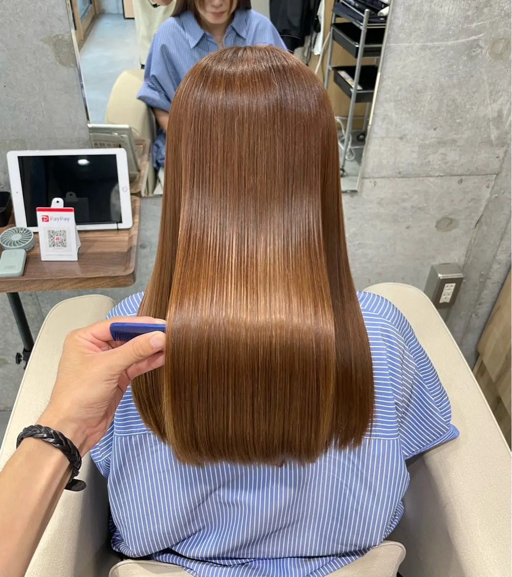 【最高の艶と手触り☆】カット＋カラー＋さら艶ダブル髪質改善トリートメントの写真