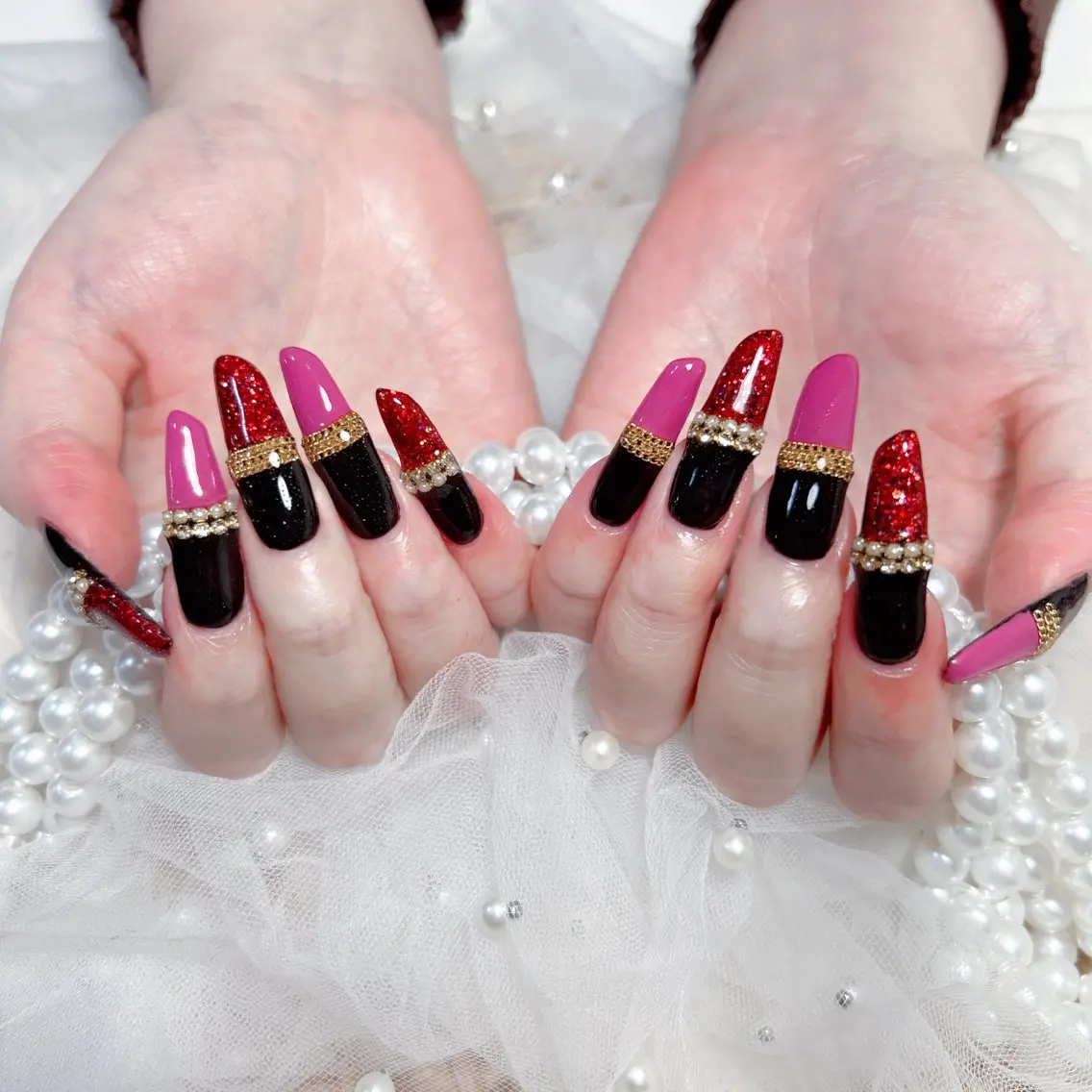 ネイル M 🌷Nail 長さだし専門店のネイルデザイン