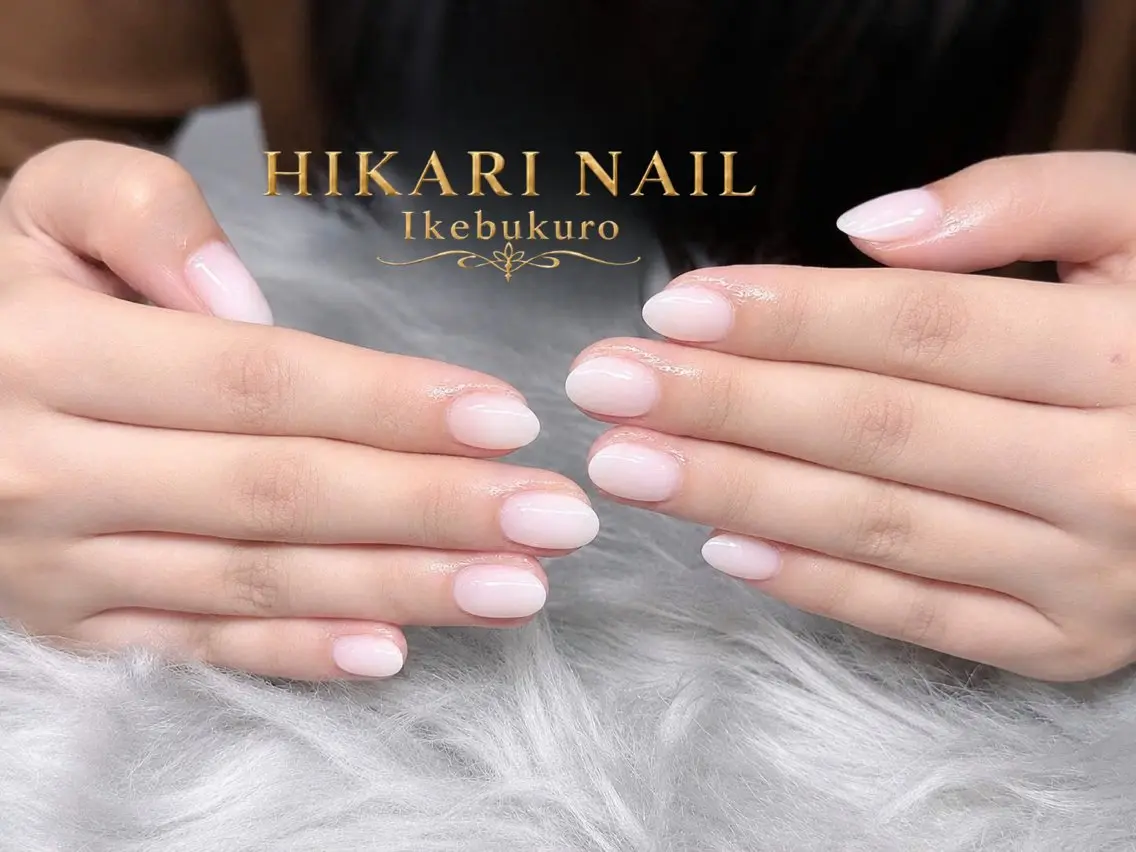 ネイル チークネイル 長さ出し フレンチネイル ガーリー ハロウィン ハンドネイル HikariNail Ikebukuroのネイルデザイン