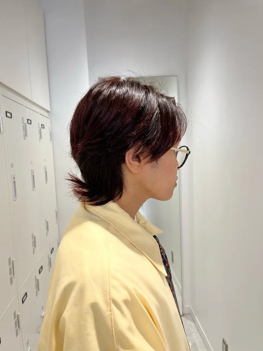 カラー メンズ 森龍馬 メンズ専門美容師のヘアスタイル