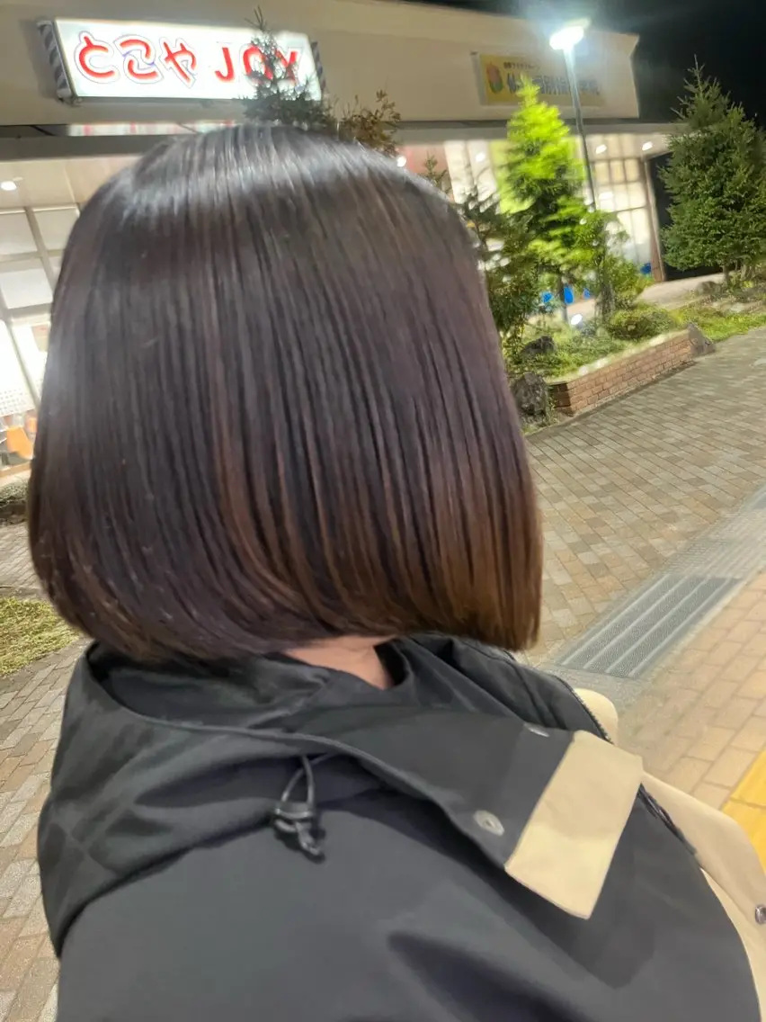 ショート ボブ 加藤 奈菜のヘアスタイル
