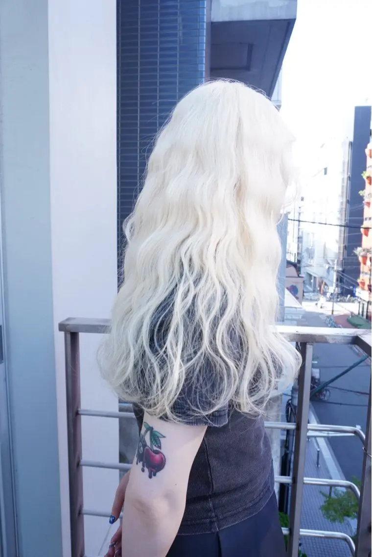 ロング カラー ヘアセット cime(シィーム) 宮元茉里奈のヘアスタイル