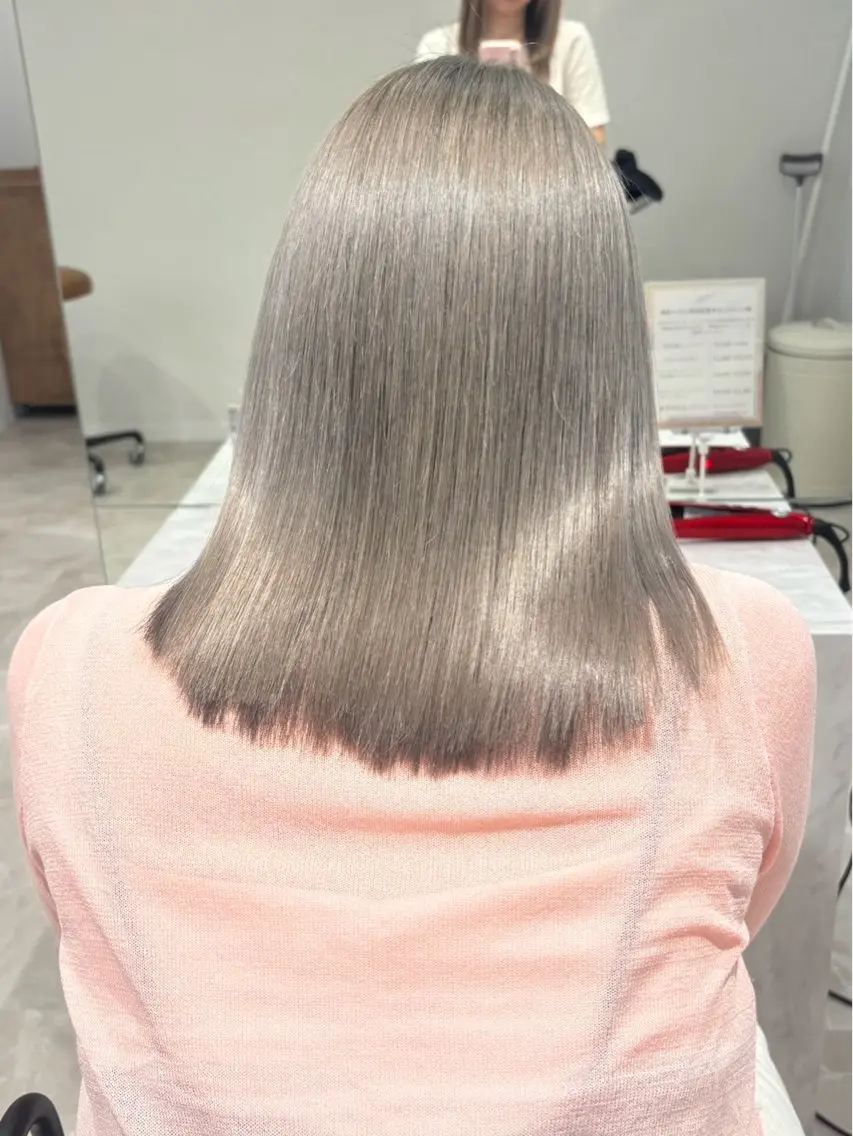 ミディアム 髪質改善 トリートメント トリートメント 古堅 一正のヘアスタイル