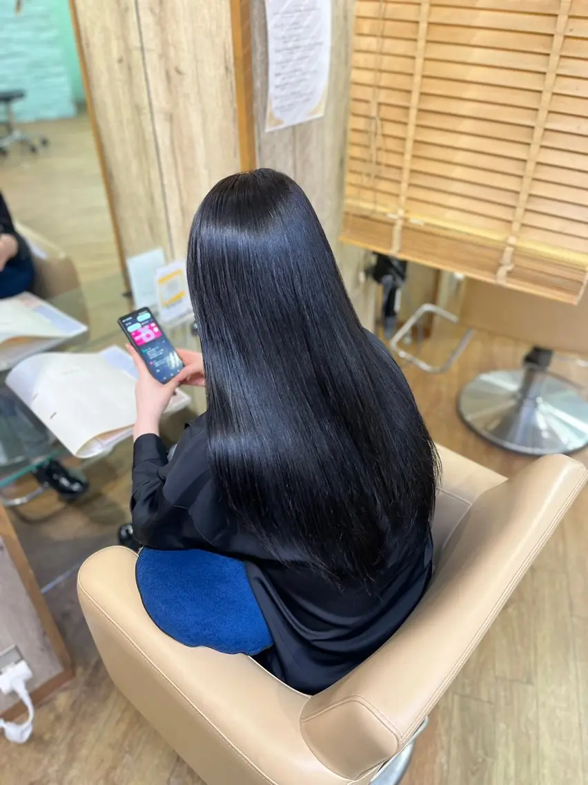 ロング カラー カット ヘアカラー 🩵KUREA🩵 /似合わせカットのヘアスタイル