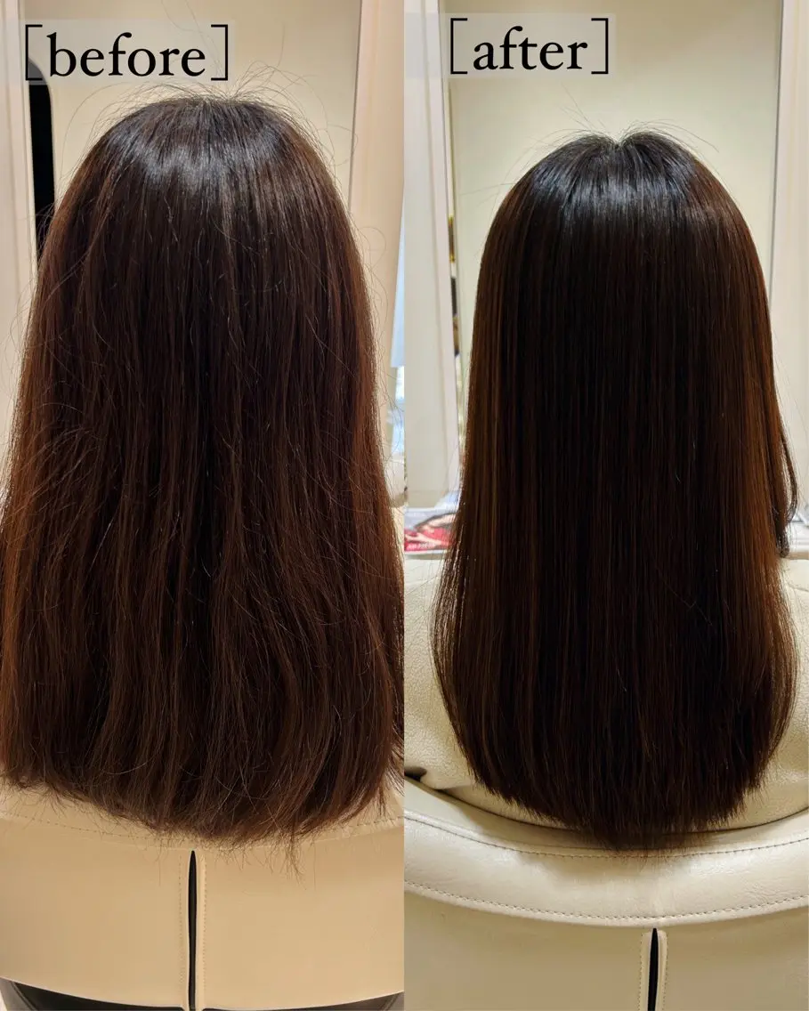 ミディアム 縮毛矯正 カット 縮毛矯正 トリートメント 高橋 佑のヘアスタイル