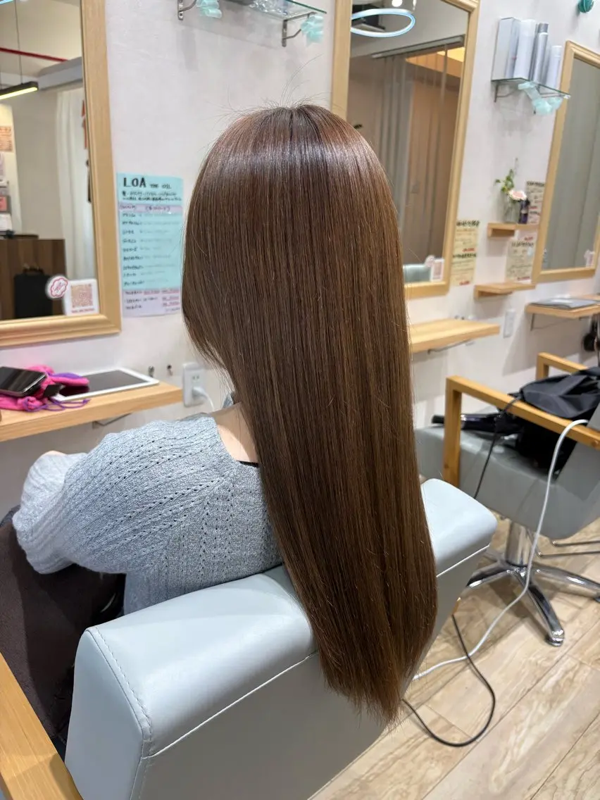 ロング カラー ヘアカラー 磯部 優雅のヘアスタイル