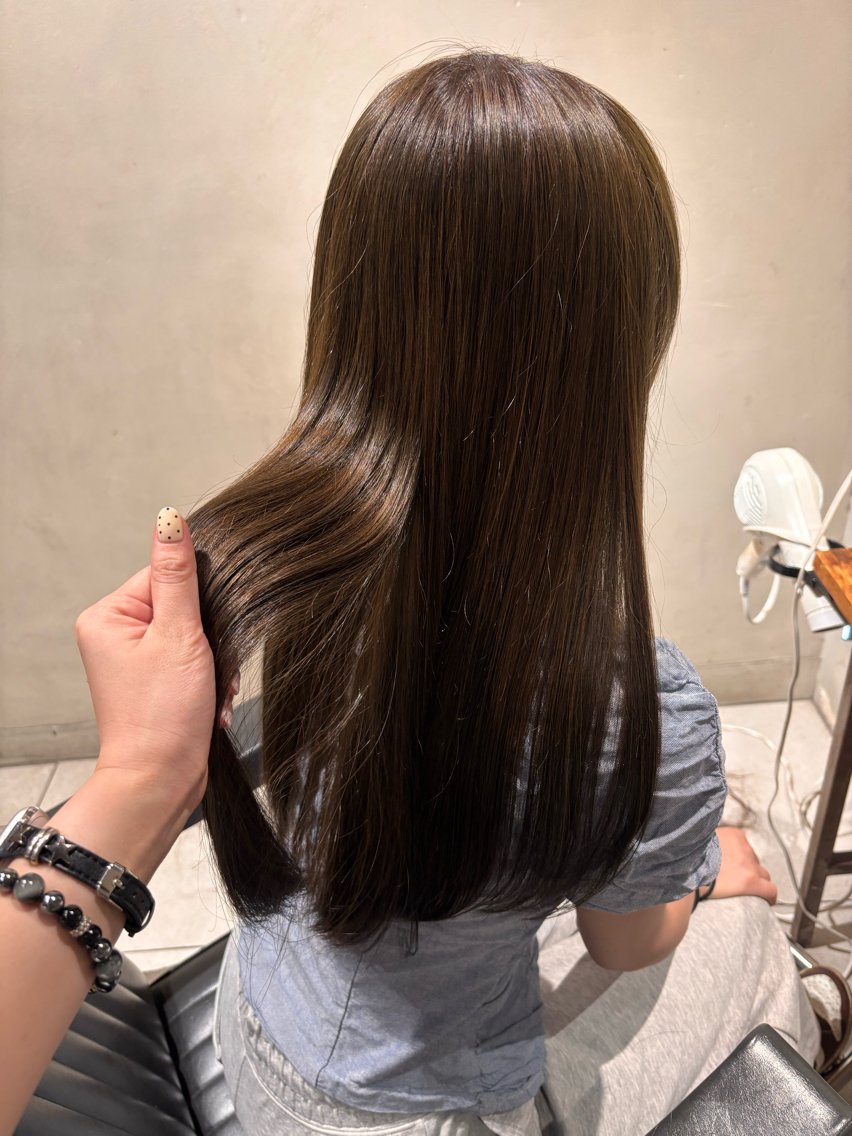ロング カラー カット ヘアカラー NEWTON 🌟ミニモ限定のヘアスタイル