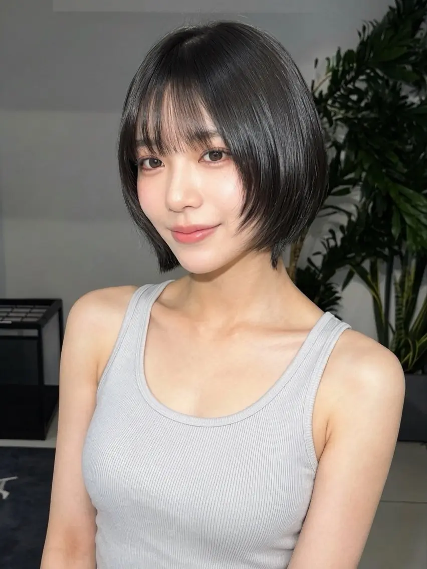 ショート ボブ/ミルクティー KOUGAのヘアスタイル
