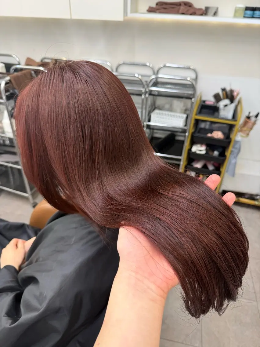 カラー ヘアカラー 韓国メンズヘア特化 𝓡𝓮𝓷のヘアスタイル