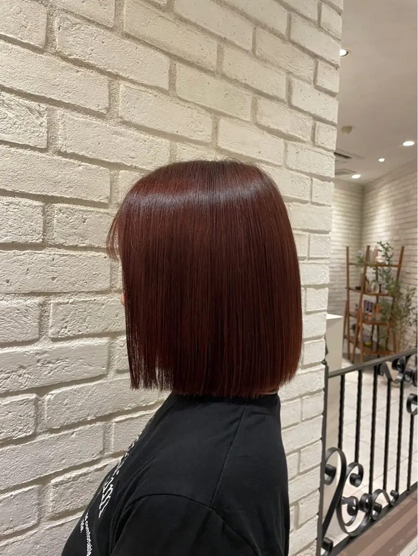 カラー 透明感カラー 田島 穂乃花のヘアスタイル