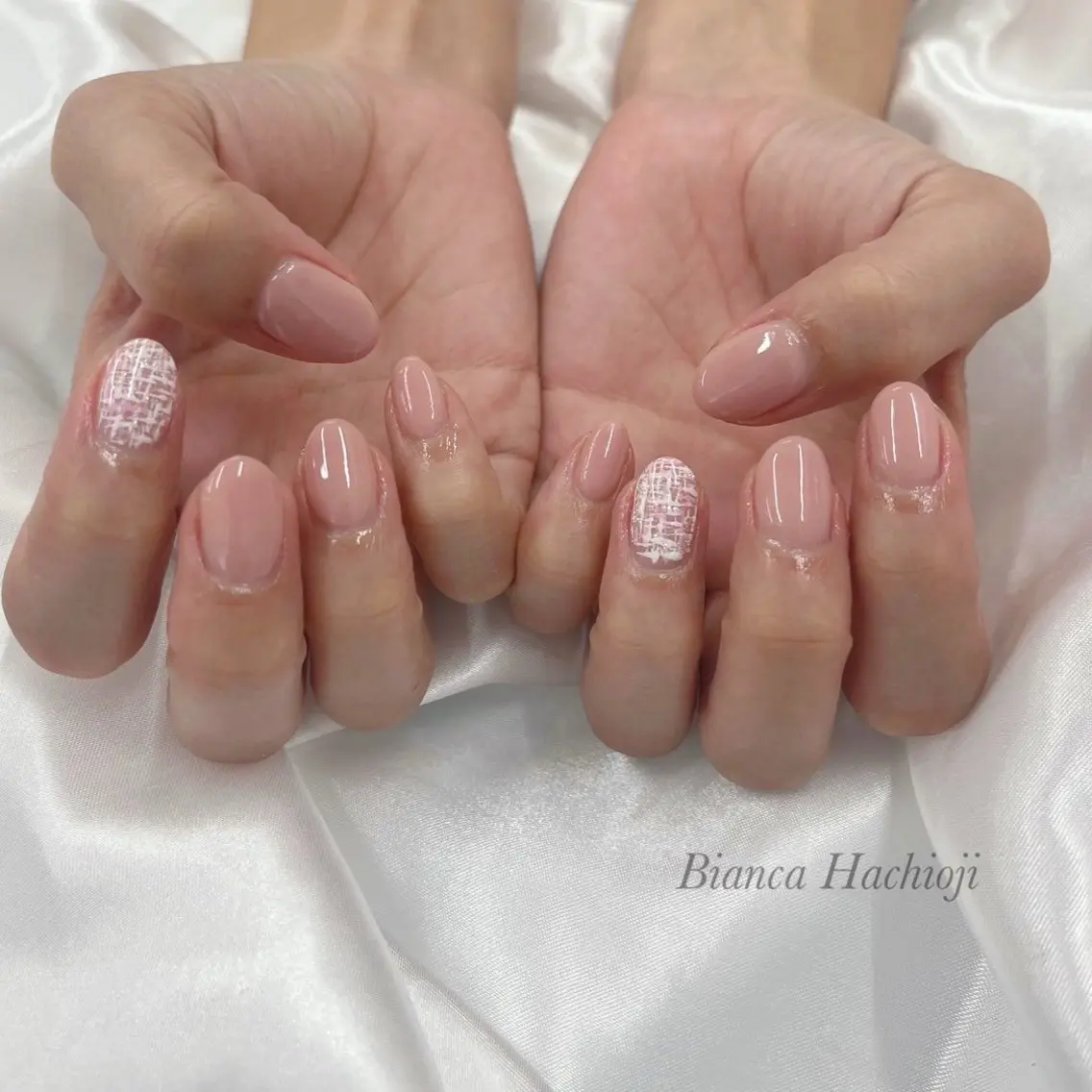 ネイル ハンドネイル Bianca長津田 Mukae⋆.✶🖤のネイルデザイン