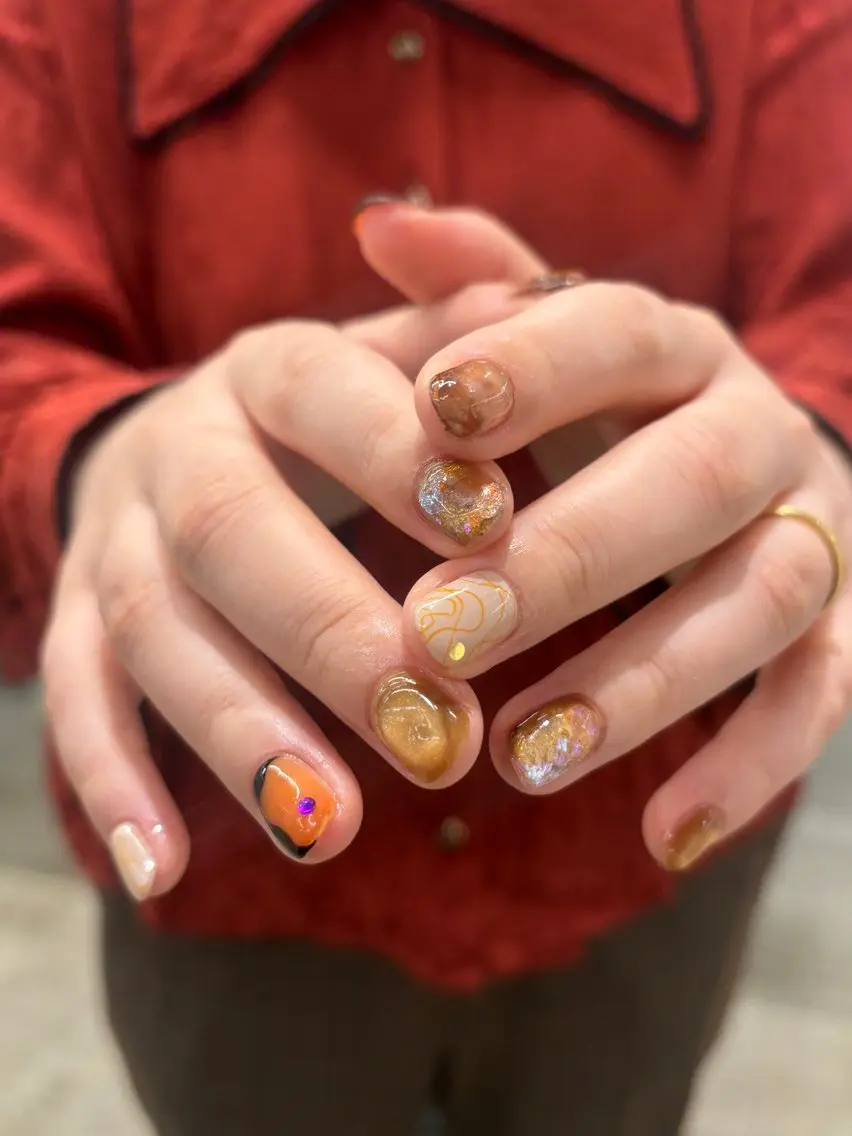 ネイル ハロウィン ハンドネイル chika ／ nailのネイルデザイン