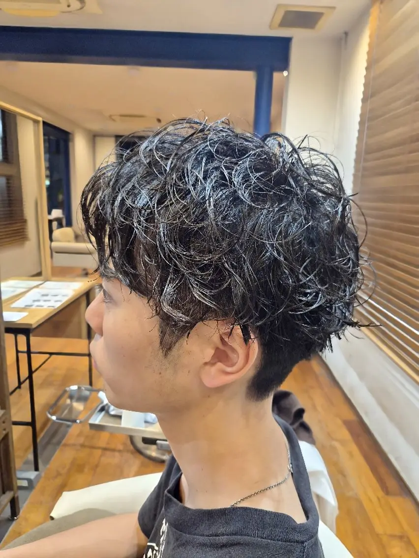 メンズ パーマ メンズパーマ ￥0円モデル募集中❗ 小村田 亮子のヘアスタイル