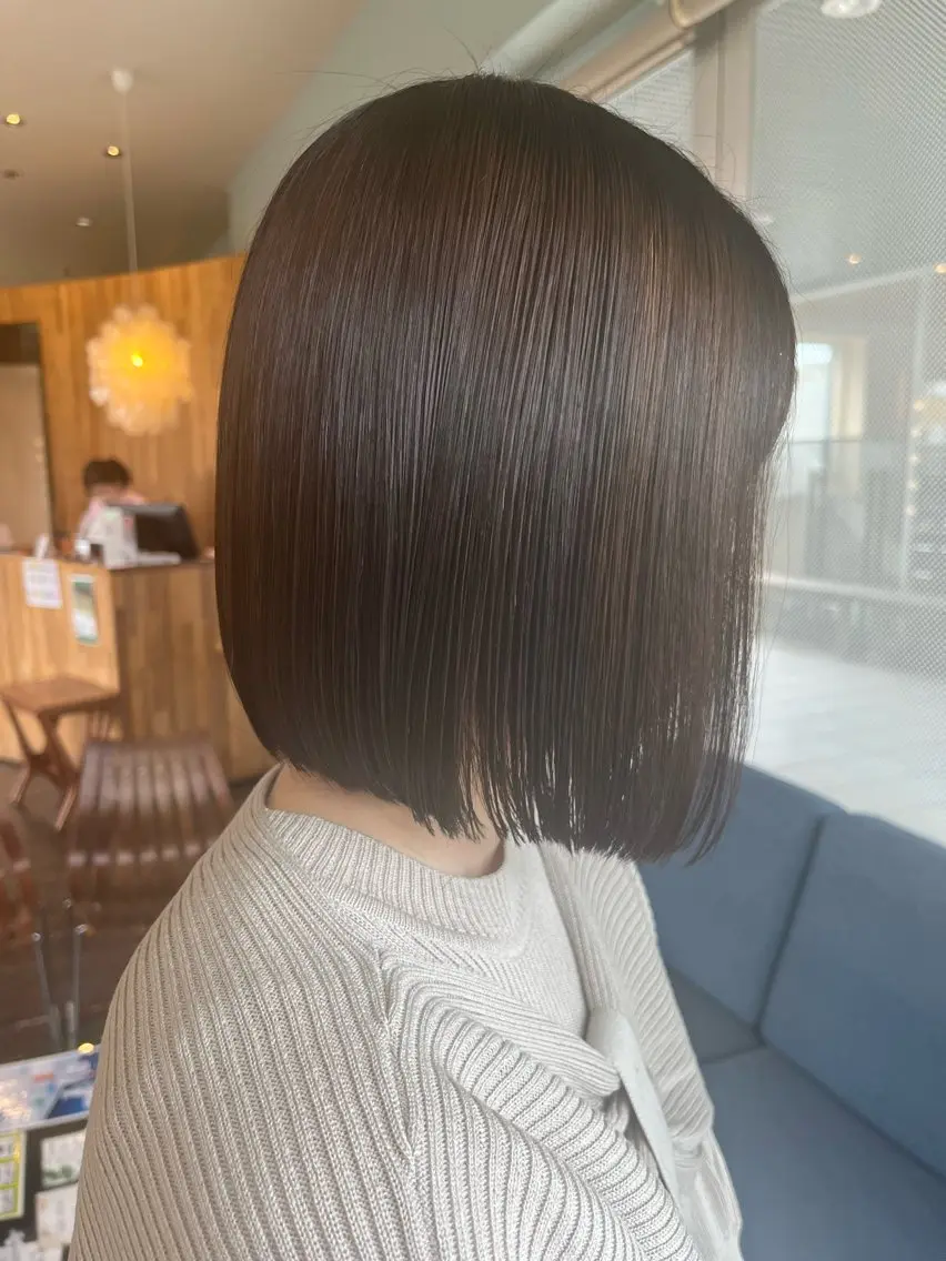 ショート ボブ カット 長南 やよいのヘアスタイル