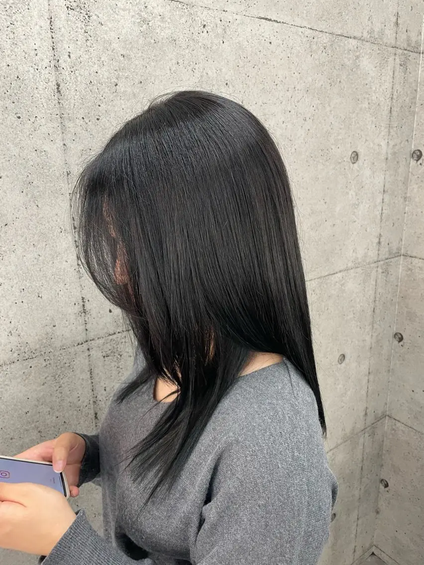 セミロング カラー トリートメント カットモデル募集￤ 髪質改善📛Nanaのヘアスタイル