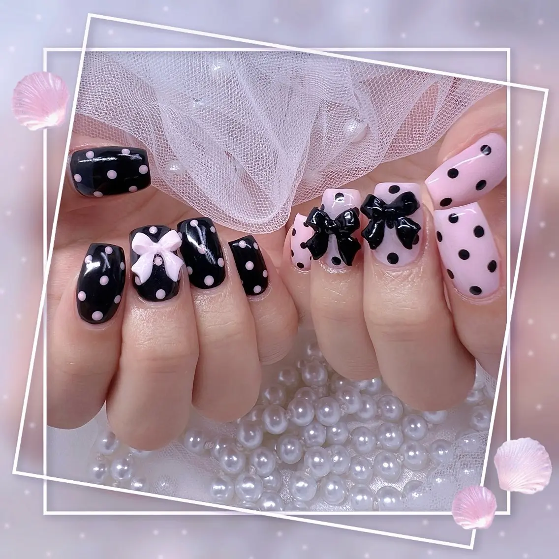 ネイル チークネイル ガーリー グラデーション マグネットネイル ピンク ハンドネイル Chill Nailsalonのネイルデザイン