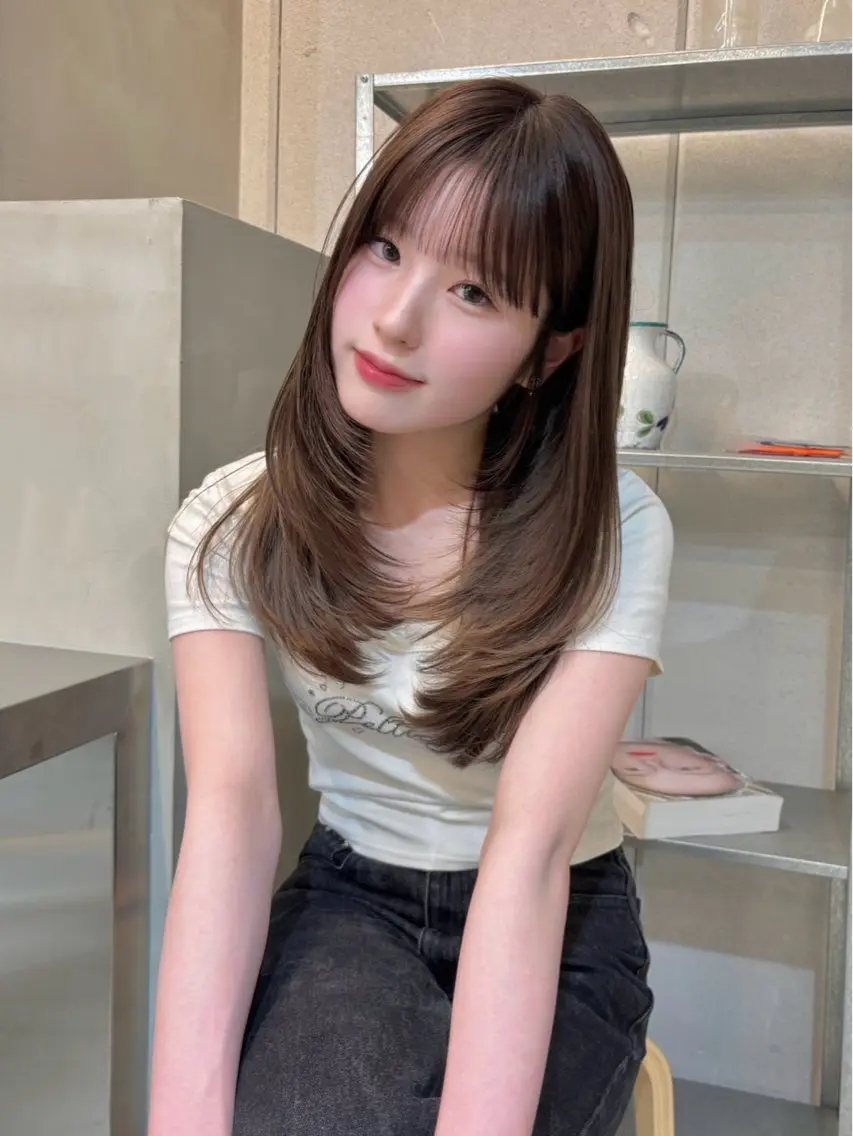 ロング ヘアカラー fev nanaのヘアスタイル