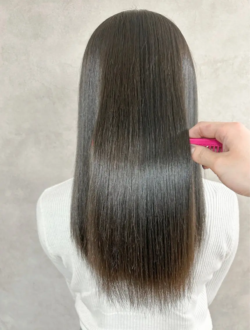 ロング カット 縮毛矯正 トリートメント 🫧‪縮毛矯正 かとうよしき🫧のヘアスタイル