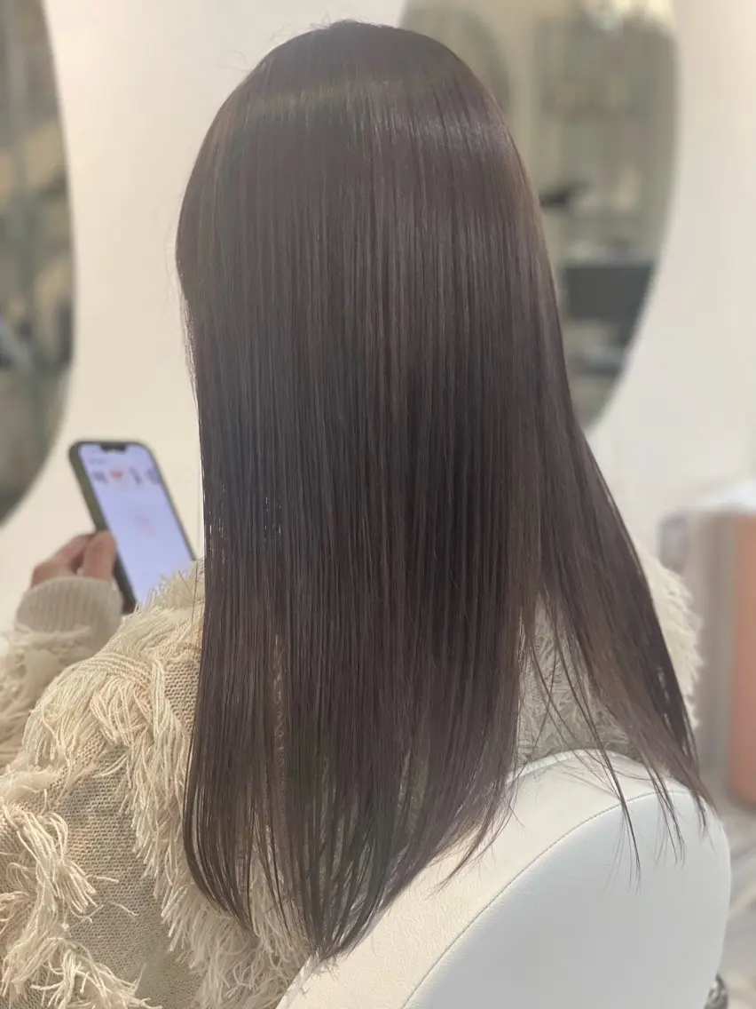 【ご新規様】カット＋質感再整カラー＋髪質改善トリートメントの写真