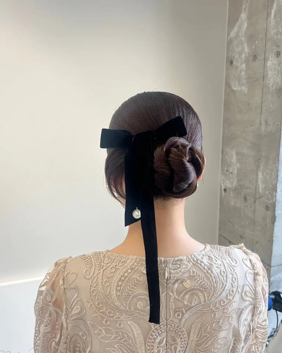 ヘアアレンジ ヘアセット 【NEWI】韓国ヘア 🇰🇷Honokaのヘアスタイル