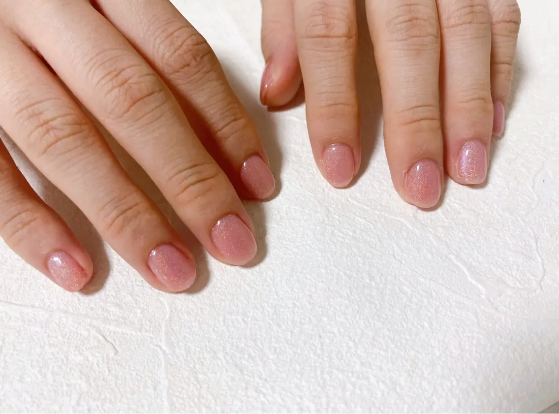 ネイル オーロラネイル フットネイル フレンチネイル ジェルネイル 韓国ネイル ハンドネイル kiki nail たまプラーザのネイルデザイン